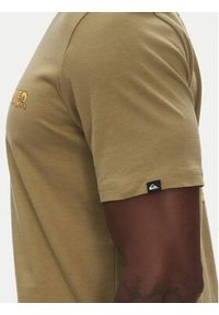 Quiksilver T-Shirt Ev Disconnect Effects EQYZT08049 Khaki Regular Fit. Kolor: brązowy. Materiał: bawełna #4