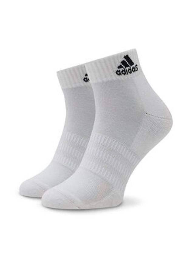Adidas - adidas Skarpety krótkie Cushioned Sportswear Ankle Socks 3 Pairs IC1281 Szary. Kolor: szary. Materiał: bawełna