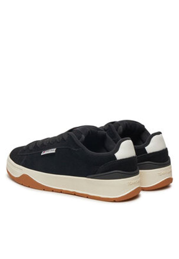 Tommy Jeans Sneakersy Skate EN0EN02677 Czarny. Kolor: czarny. Materiał: skóra, zamsz. Sport: skateboard