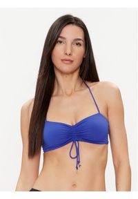 Patrizia Pepe Góra od bikini 2I0112/J101-CA01 Niebieski. Kolor: niebieski. Materiał: syntetyk
