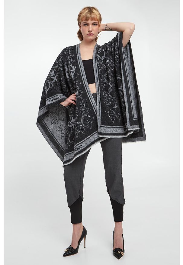Pinko - Ponczo damskie wełniane Croazia PINKO. Materiał: wełna