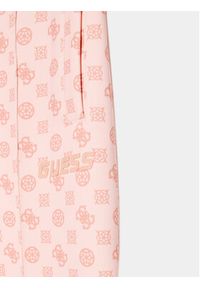Guess Spodnie dresowe J3YQ16 KB212 Różowy Regular Fit. Kolor: różowy. Materiał: syntetyk #2