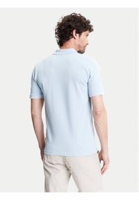 Pierre Cardin Polo C5 21354.2110 Błękitny Regular Fit. Typ kołnierza: polo. Kolor: niebieski. Materiał: bawełna #5