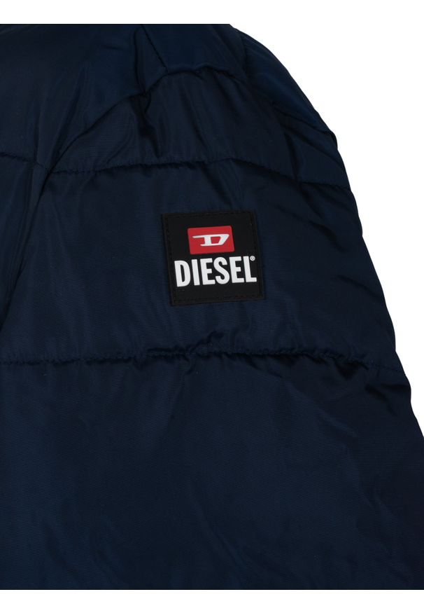 Diesel Kurtka Puchowa "On-New" | A12720RHAVA | Mężczyzna | Granatowy. Okazja: na co dzień. Kolor: niebieski. Materiał: poliester. Wzór: jednolity. Sezon: zima. Styl: elegancki, casual
