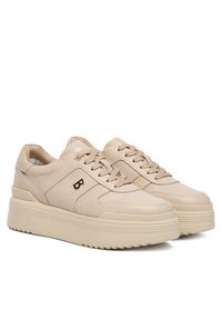 Bogner Sneakersy New York 1 B 22540105 Beżowy. Kolor: beżowy. Materiał: skóra