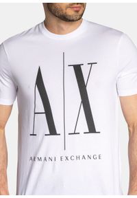 Koszulka męska biała Armani Exchange 8NZTPA ZJH4Z 5100. Kolor: biały #4