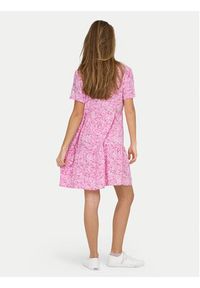 only - ONLY Sukienka letnia Zally 15262674 Różowy Regular Fit. Kolor: różowy. Materiał: wiskoza. Sezon: lato #3