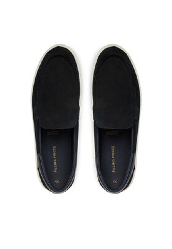 Filling Pieces Półbuty Signature Loafer 79128261658 Granatowy. Kolor: niebieski. Materiał: skóra