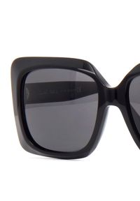 CELINE - Czarne okulary przeciwsłoneczne. Kolor: czarny. Wzór: aplikacja, gradientowy #2