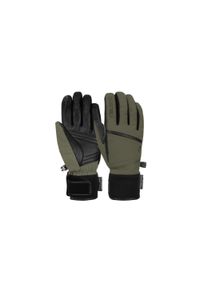 Reusch - Rękawice damskie REUSCH Tessa STORMBLOXX. Kolor: zielony. Sezon: zima. Sport: narciarstwo