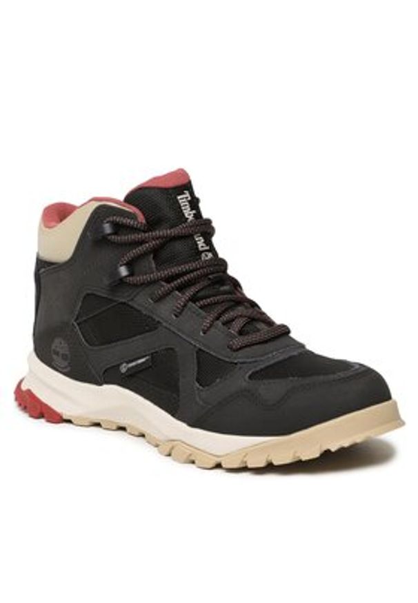 Timberland Trapery Lincoln PK LiteMid F/L WPTB0A5PPB0151 Czarny. Kolor: czarny. Materiał: skóra, nubuk