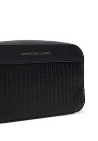 TOMMY HILFIGER - Tommy Hilfiger Kosmetyczka Th Woven Washbag AM0AM13838 Czarny. Kolor: czarny. Materiał: skóra #5