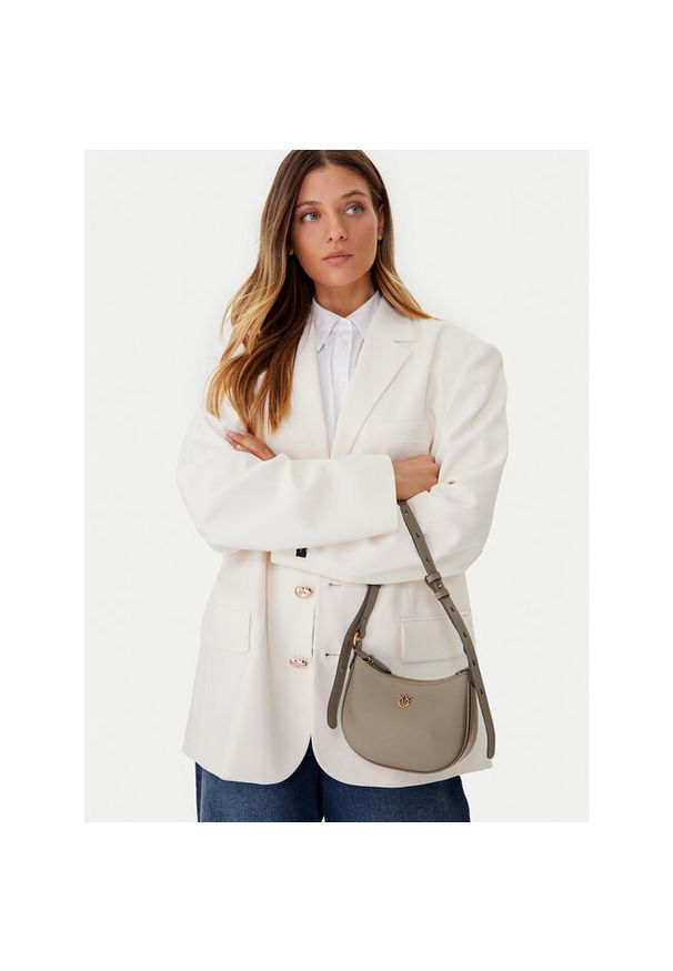 Pinko - Torebka PINKO. Kolor: beżowy