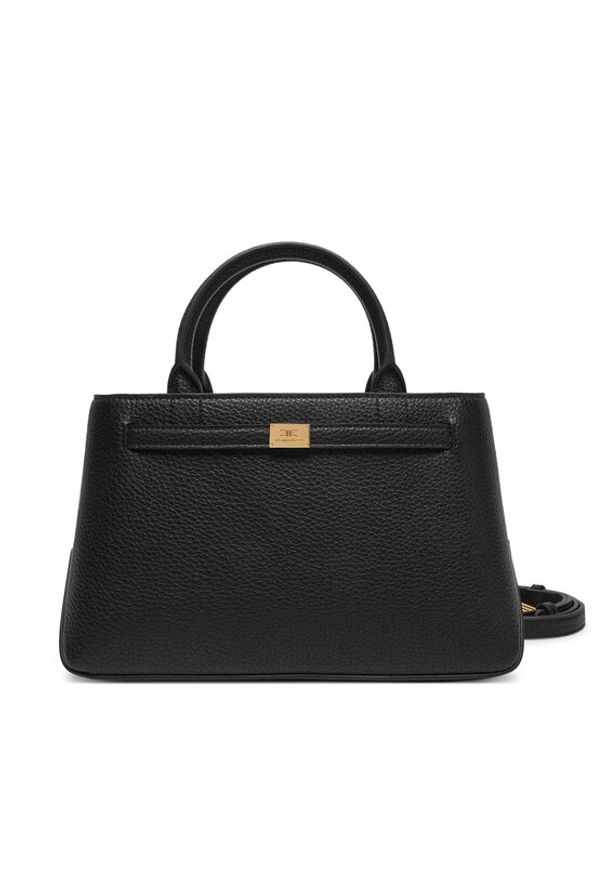 Elisabetta Franchi Torebka BS02A51E2 110 Czarny. Kolor: czarny. Materiał: skórzane