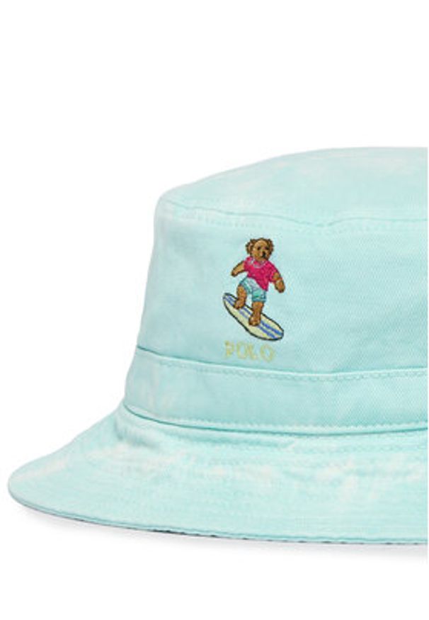 Polo Ralph Lauren Kapelusz 322B13850001 Błękitny. Kolor: niebieski. Materiał: bawełna