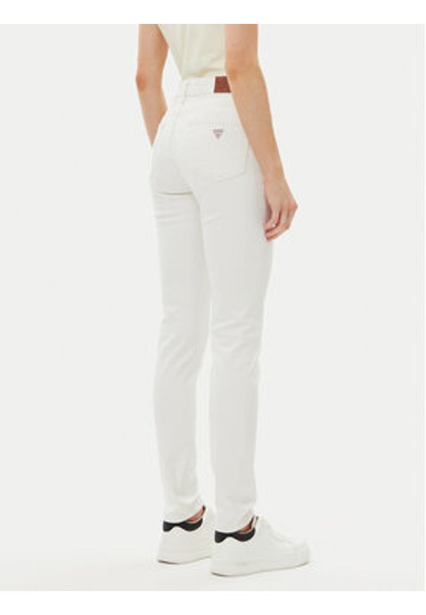 Guess Jeans Jeansy W5GA92 D5O01 Beżowy Skinny Fit. Kolor: beżowy
