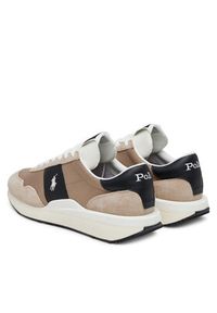 Polo Ralph Lauren Sneakersy 809968176002 Beżowy. Kolor: beżowy. Materiał: skóra, zamsz #4