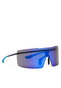 Nike Okulary przeciwsłoneczne Echo Shield M FD1884 414 Niebieski. Kolor: niebieski