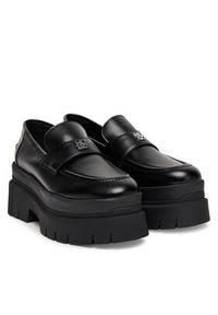 Hugo - HUGO Loafersy Kris 50548194 Czarny. Kolor: czarny. Materiał: skóra #6