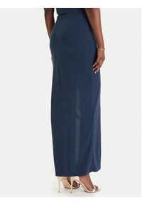 Guess Spódnica maxi W6GD15 K2936 Granatowy Slim Fit. Kolor: niebieski #5