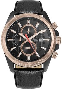 Zegarek Pierre Ricaud Zegarek męski Pierre Ricaud P91014.K214CH czarny. Kolor: czarny #1