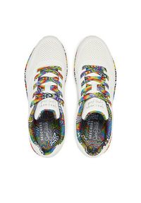 skechers - Skechers Sneakersy Jen Stark: Uno - Mini Drip 177959/WMLT Biały. Kolor: biały. Materiał: skóra #3