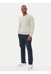 Aeronautica Militare Sweter 252MA1611UL00506 Beżowy Regular Fit. Kolor: beżowy. Materiał: bawełna #5
