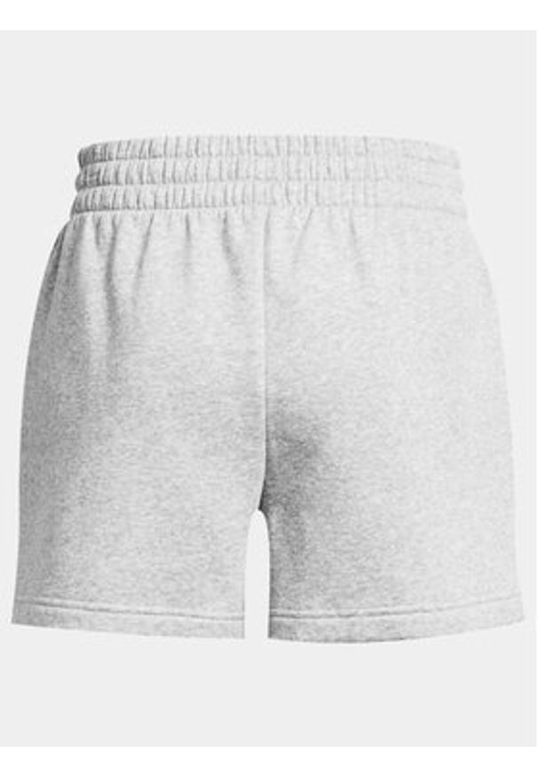 Under Armour Szorty sportowe Rival Fleece Short 1382723-011 Szary Loose Fit. Kolor: szary. Materiał: bawełna