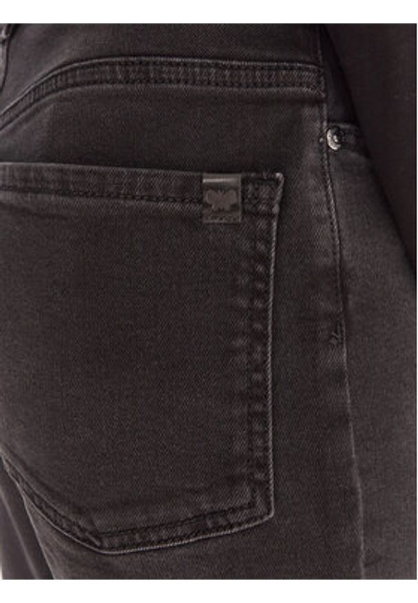 Weekend Max Mara Jeansy Cinese 2525186012 Czarny Straight Fit. Kolor: czarny