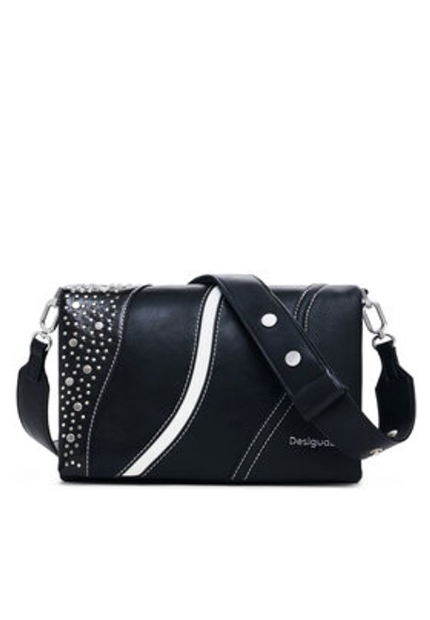 Desigual Torebka 25SAXPAK Czarny. Kolor: czarny. Materiał: skórzane