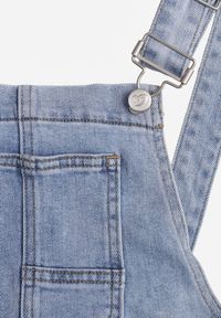 Renee - Niebieskie Jeansy Ogrodniczki z Nogawką Balloon z Bawełną Vimalliene. Okazja: na co dzień. Stan: podwyższony. Kolor: niebieski. Styl: casual, elegancki #5