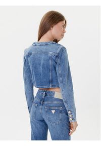 Guess Kurtka jeansowa W5YN53 D5QP2 Niebieski Regular Fit. Kolor: niebieski. Materiał: bawełna