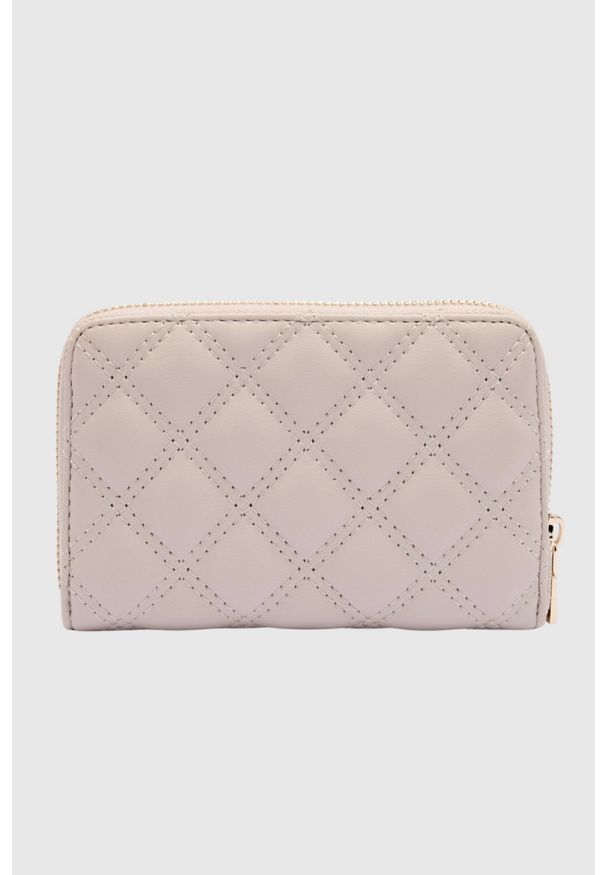 Guess - GUESS Beżowy portfel damski Giully. Kolor: beżowy. Materiał: skóra ekologiczna