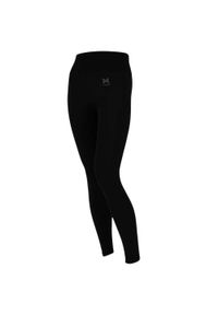 BLACK SNAKE - Damskie legginsy sportowe z wysokim stanem, spodnie fitness, czarny. Stan: podwyższony. Kolor: czarny. Materiał: poliamid, elastan. Sport: fitness