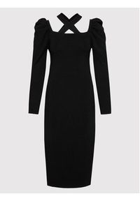 TwinSet - TWINSET Sukienka dzianinowa 222TP3033 Czarny Regular Fit. Kolor: czarny. Materiał: dzianina, wiskoza #3