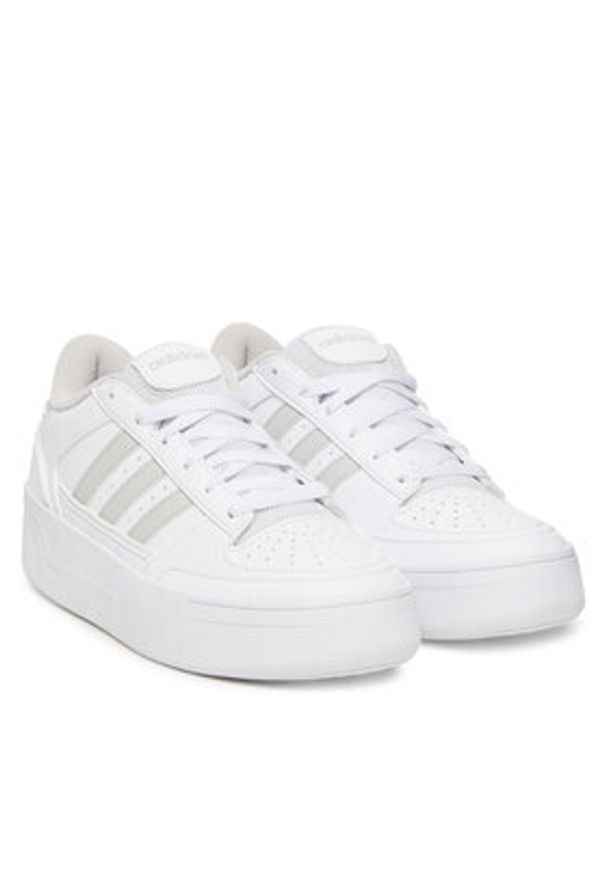 Adidas - adidas Sneakersy Break Start Bold JP7524 Biały. Kolor: biały. Materiał: skóra