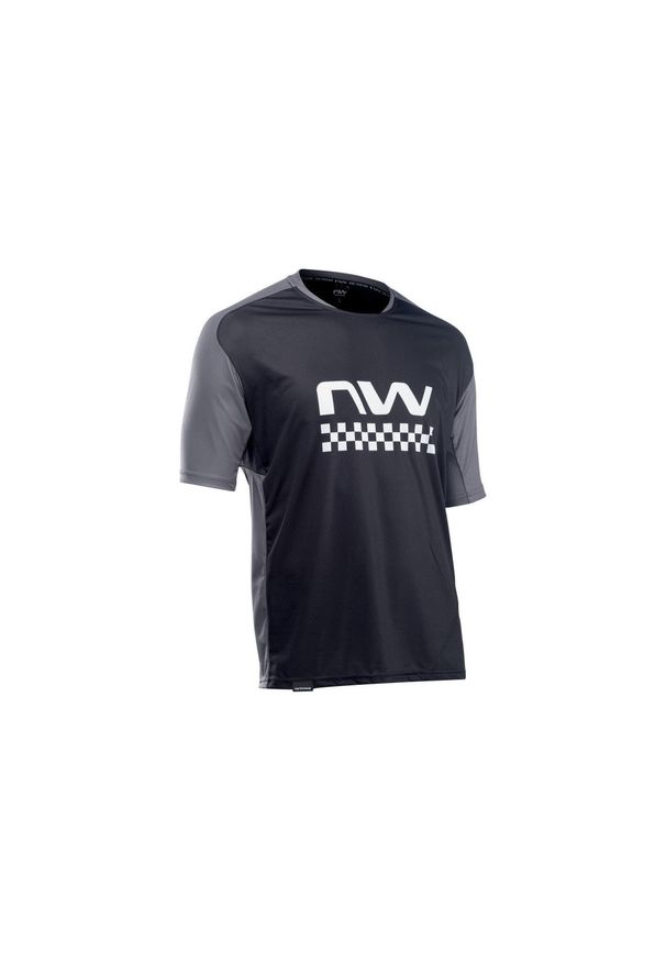 Koszulka rowerowa mtb NORTHWAVE EDGE Jersey czarna. Kolor: szary, wielokolorowy, czarny. Materiał: jersey. Sport: kolarstwo