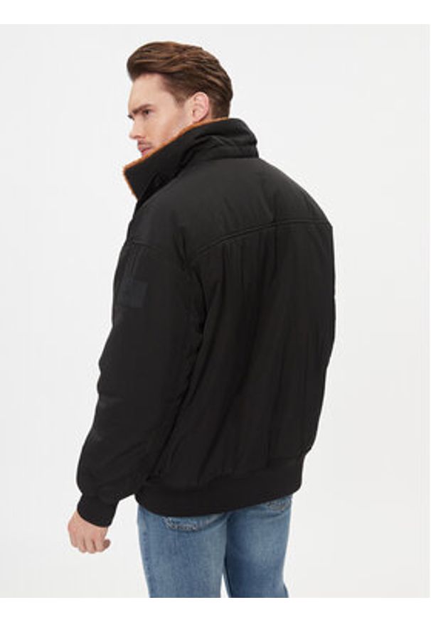 Calvin Klein Jeans Kurtka bomber J30J324123 Brązowy Oversize. Kolor: brązowy. Materiał: syntetyk