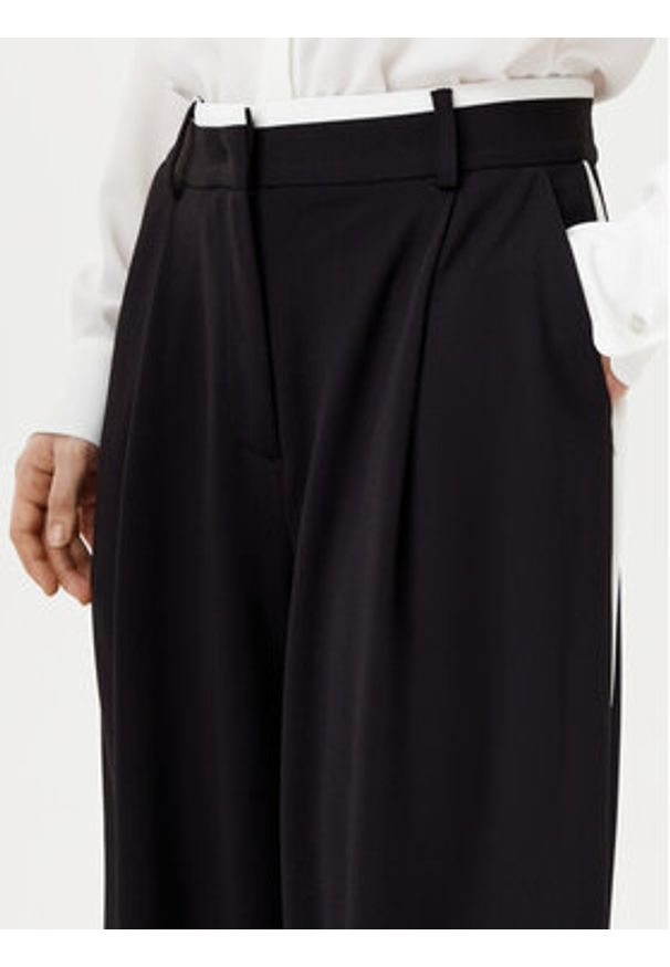 Motivi Spodnie palazzo P126W000745N Czarny Wide Leg. Kolor: czarny. Materiał: syntetyk