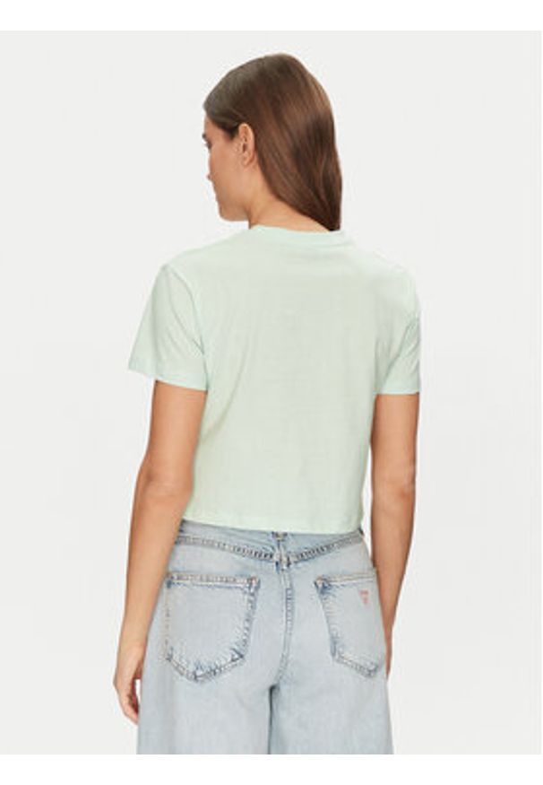 Guess T-Shirt V2YI06 K8HM0 Zielony Regular Fit. Kolor: zielony. Materiał: bawełna