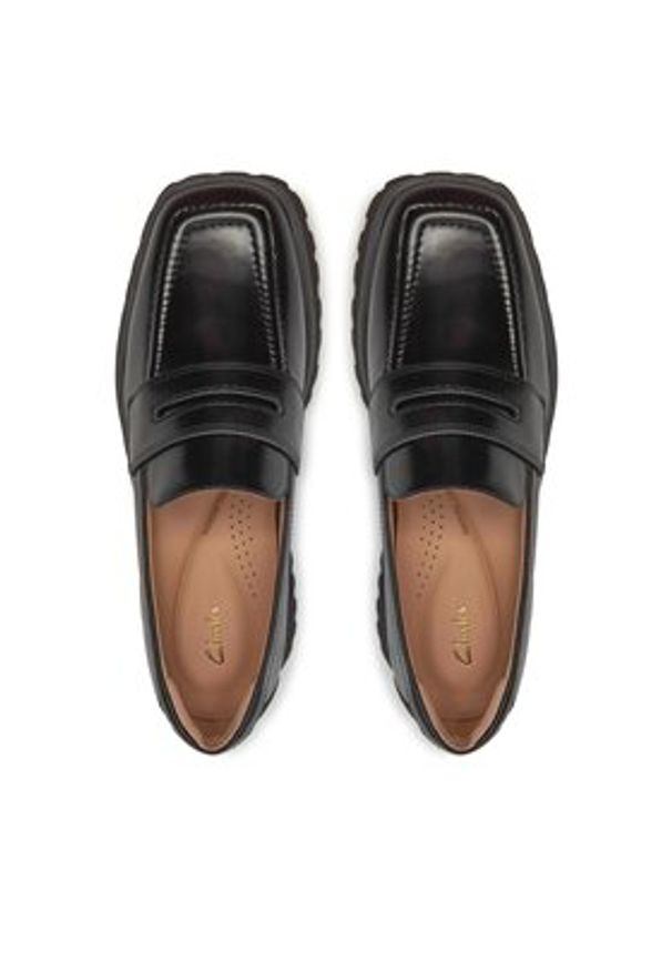 Clarks Loafersy Stayso Edge 26174705 Czarny. Kolor: czarny. Materiał: skóra