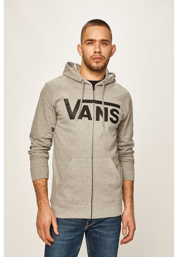 Vans - Bluza. Okazja: na co dzień. Kolor: szary. Styl: casual