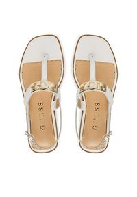 Guess Sandały FLJRMY LEA03 Biały. Kolor: biały. Materiał: skóra #6