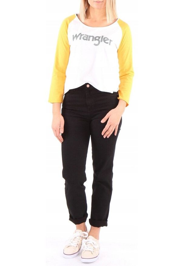 Wrangler - WRANGLER RETRO SLIM DAMSKIE SPODNIE JEANSOWE JEANSY DŻINS BLACK STAR W239FG13D 112127888. Materiał: jeans. Styl: retro