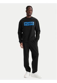Hugo - HUGO Bluza Nixalien 50560053 Czarny Regular Fit. Kolor: czarny. Materiał: bawełna #4