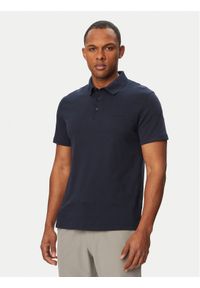 Calvin Klein Polo Supima LV04LH204G Granatowy Regular Fit. Typ kołnierza: polo. Kolor: niebieski. Materiał: bawełna #1