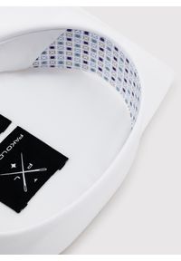 Pako Lorente - PAKO LORENTE – Biała koszula męska z kontrastowym wykończeniem. Kolor: biały. Materiał: bawełna. Długość rękawa: długi rękaw. Długość: długie. Wzór: gładki #6