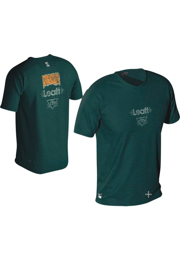 Koszulka rowerowa dziecięca LEATT Jersey MTB AllMtn 2.0 Junior. Kolor: niebieski, wielokolorowy, zielony. Materiał: jersey. Sport: kolarstwo