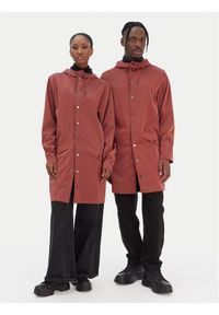 Rains Kurtka przeciwdeszczowa Unisex 12020 Pomarańczowy Regular Fit. Kolor: pomarańczowy. Materiał: syntetyk #1