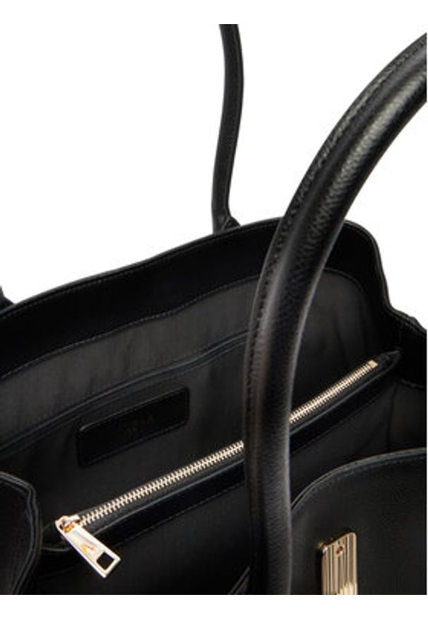Furla Torebka Goccia M WB01978 ARE000 KH O6000 Czarny. Kolor: czarny. Materiał: skórzane